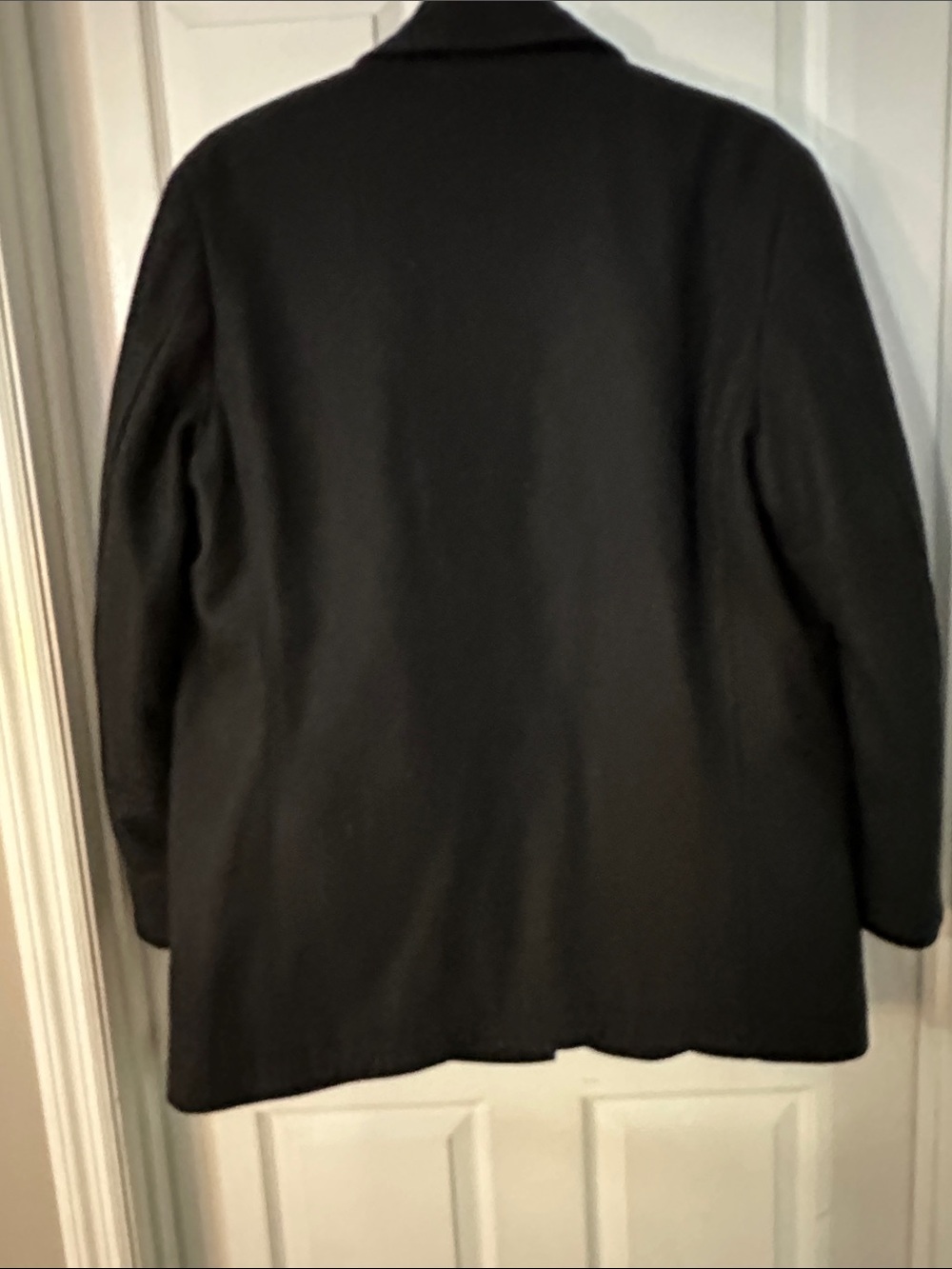 Lauren Ralph Lauren Black Double-Breasted Pea Coat - Picture 7 of 7